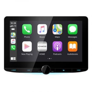 Kenwood DMX9720XDS 10.1″ Apple CarPlay, Android Auto, Floating Screen Media Receiver